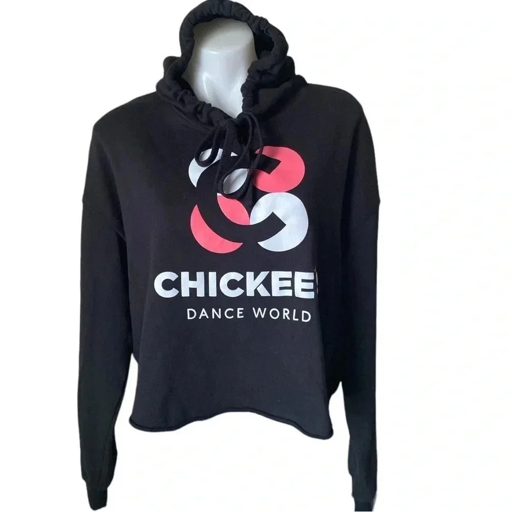 BELLE + CANVAS |Fleece Collection “Chickee’s Dance World” Cropped Hoodie Size XL - Picture 5 of 9